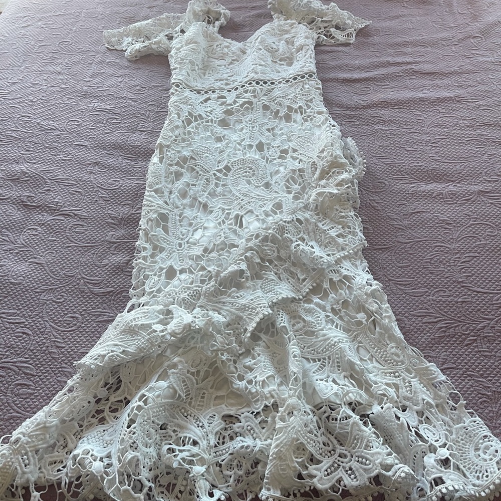White dress